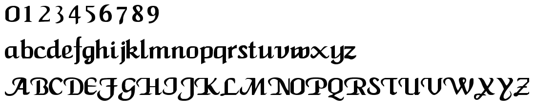 字体预览效果图