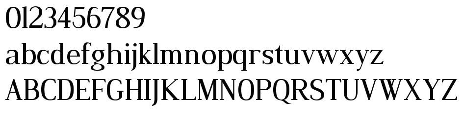 字体预览效果图