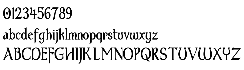 字体预览效果图