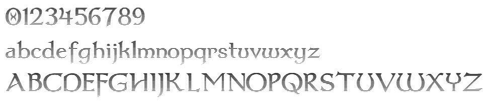 字体预览效果图