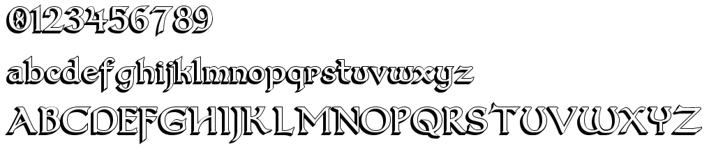 字体预览效果图