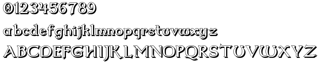 字体预览效果图