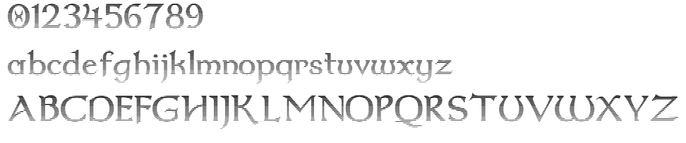 字体预览效果图