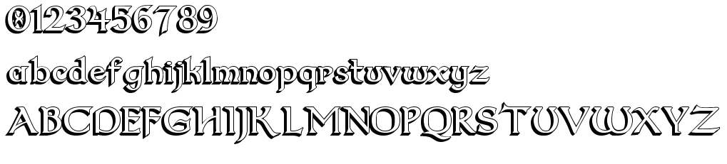 字体预览效果图