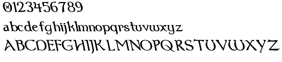 字体预览效果图