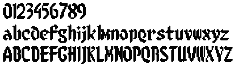 字体预览效果图
