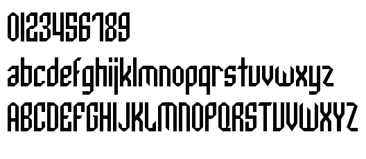 字体预览效果图
