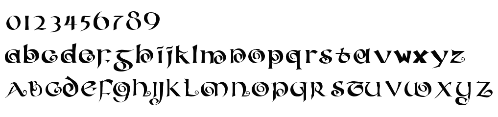 字体预览效果图