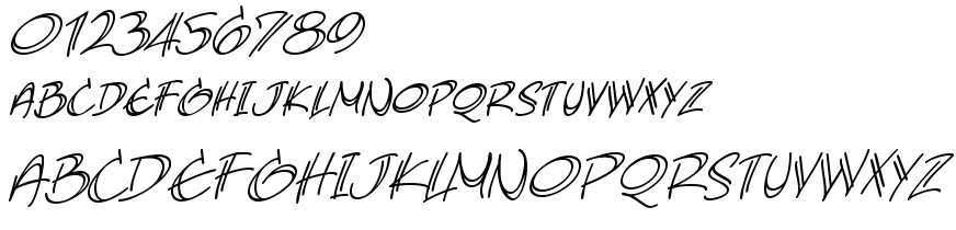 字体预览效果图