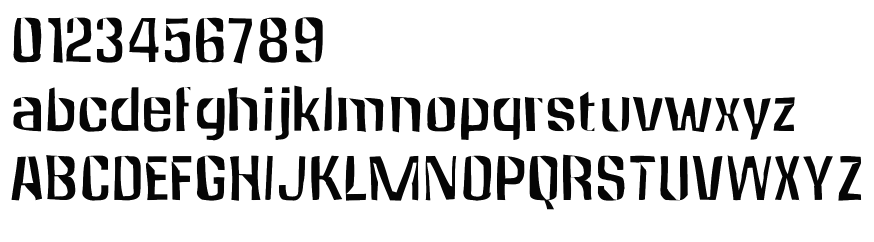 字体预览效果图