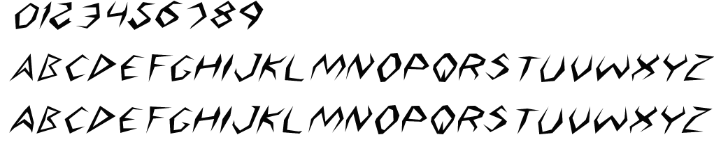 字体预览效果图