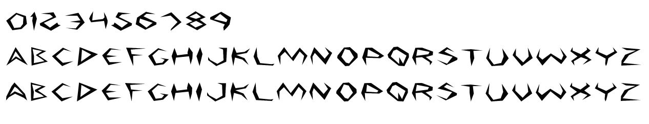 字体预览效果图