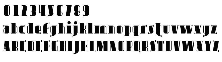 字体预览效果图