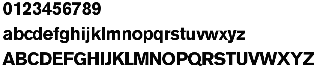字体预览效果图
