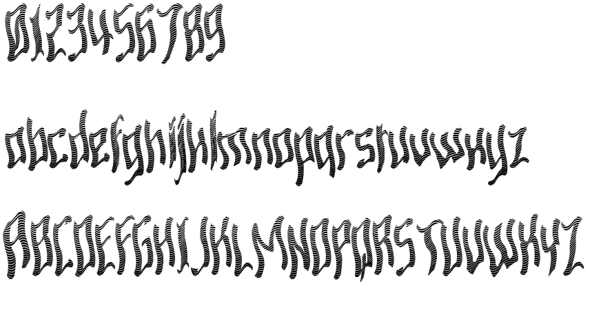 字体预览效果图