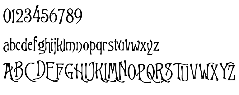 字体预览效果图