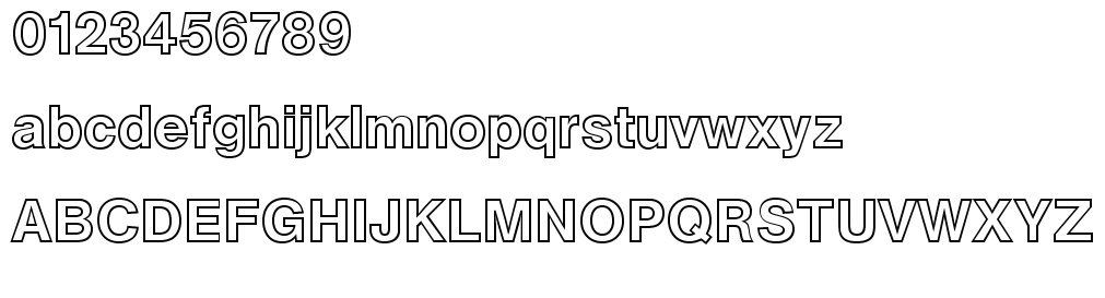 字体预览效果图