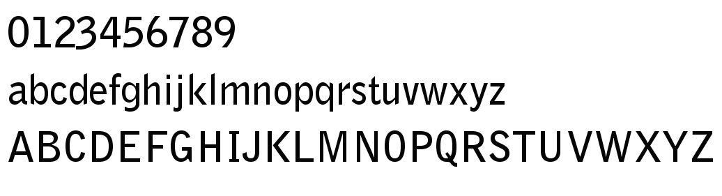 字体预览效果图