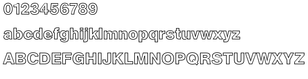 字体预览效果图