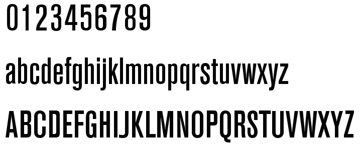 字体预览效果图
