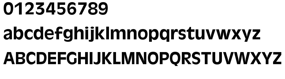 字体预览效果图