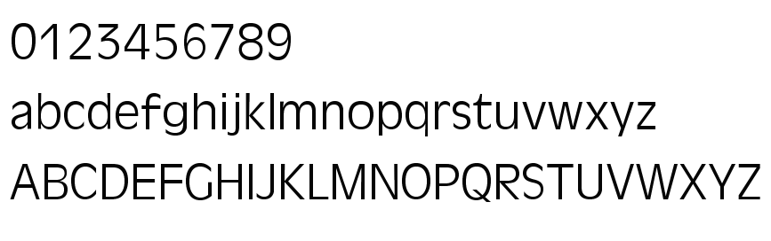 字体预览效果图