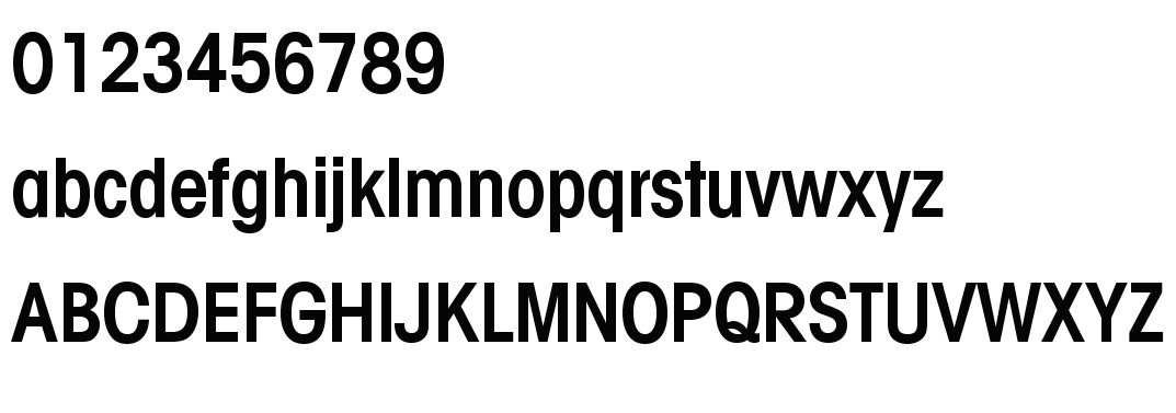 字体预览效果图