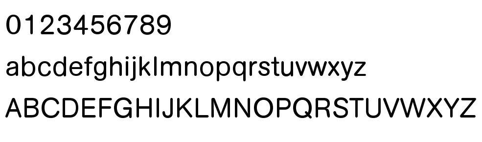 字体预览效果图