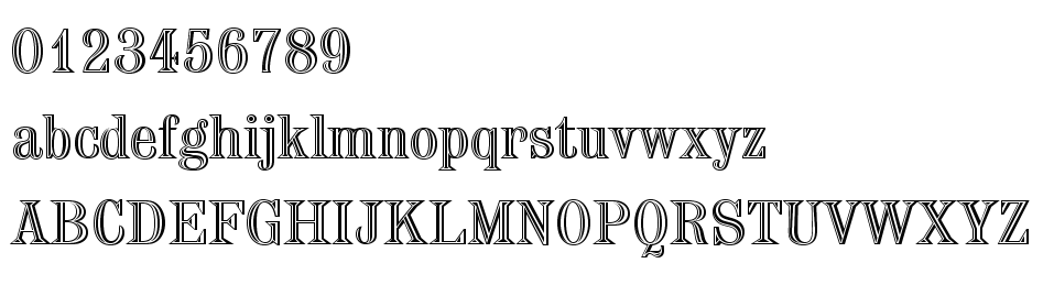 字体预览效果图