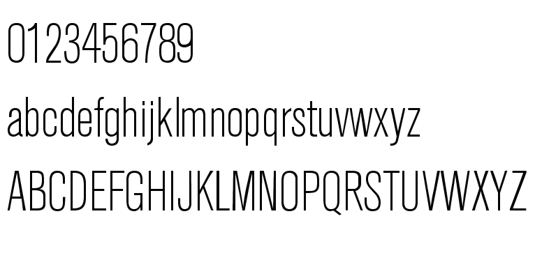 字体预览效果图