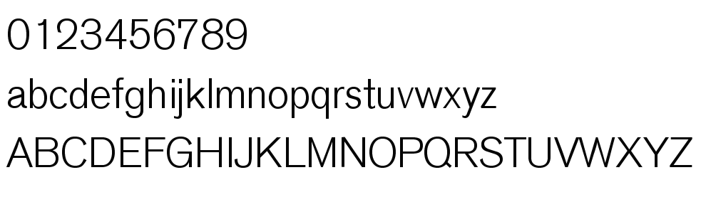字体预览效果图