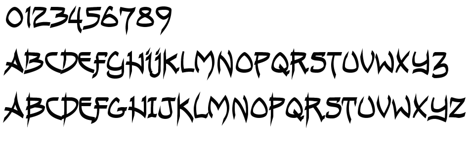字体预览效果图