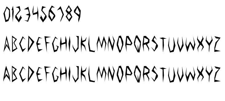 字体预览效果图