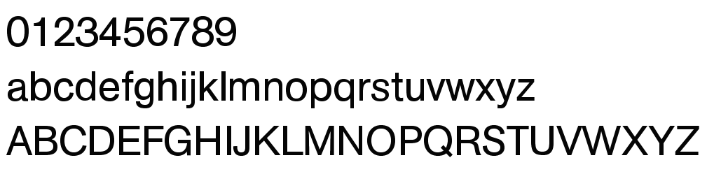 字体预览效果图