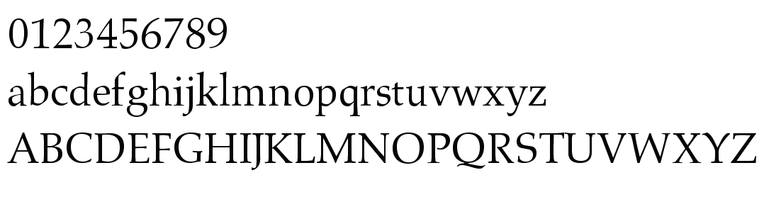 字体预览效果图