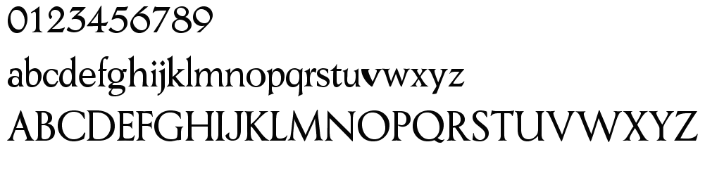 字体预览效果图