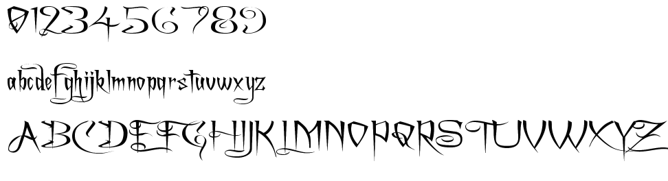字体预览效果图