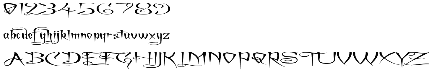 字体预览效果图