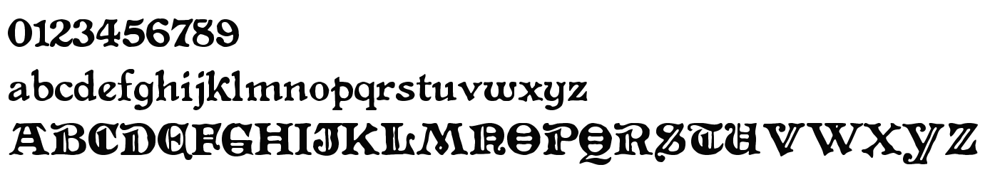 字体预览效果图