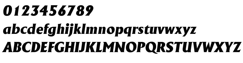 字体预览效果图