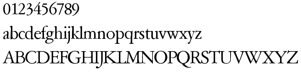 字体预览效果图