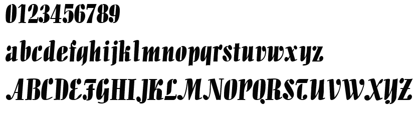 字体预览效果图