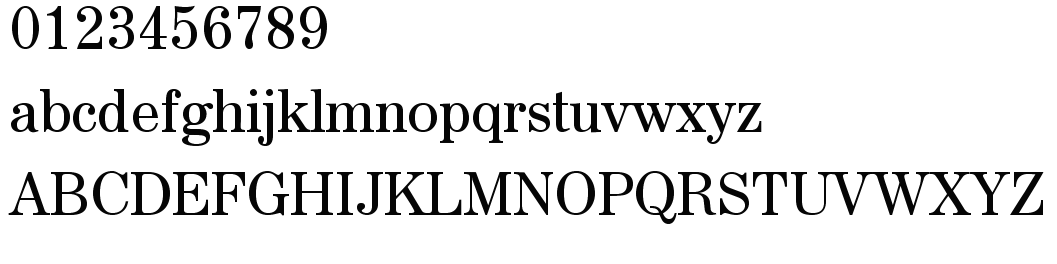 字体预览效果图