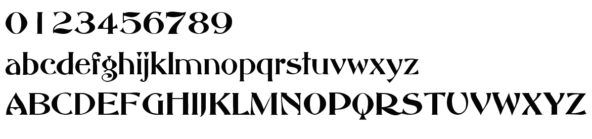 字体预览效果图