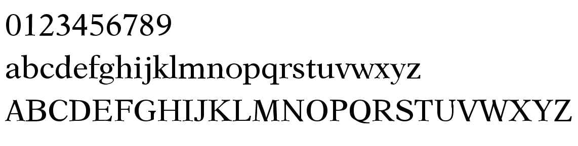 字体预览效果图