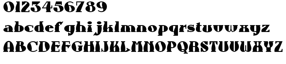 字体预览效果图