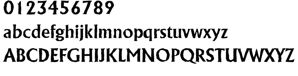 字体预览效果图