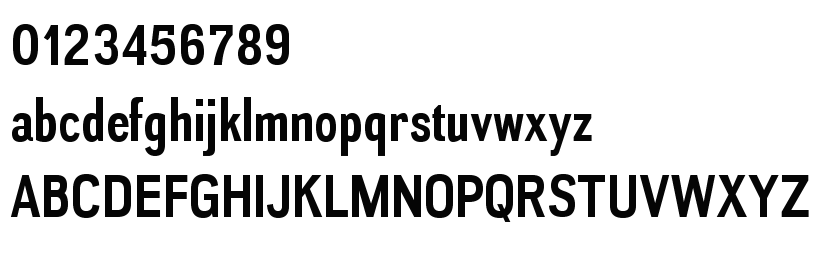 字体预览效果图