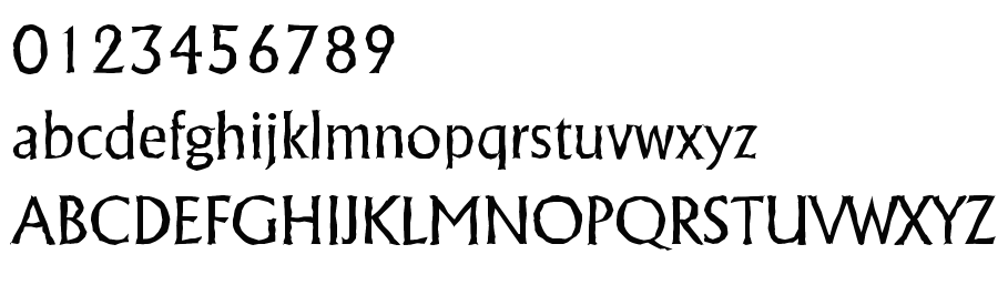字体预览效果图